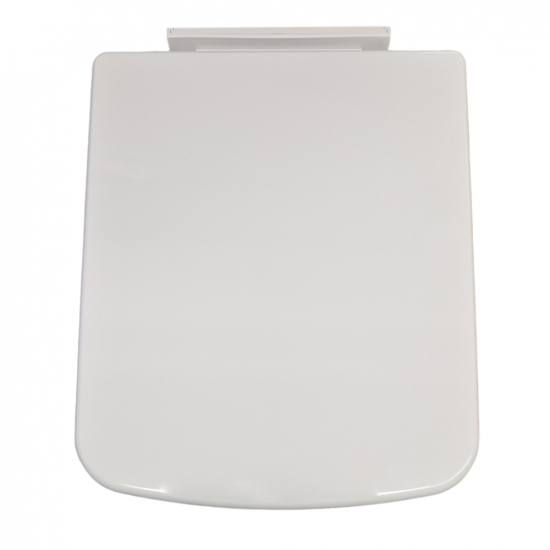 Premier Bliss Square Soft Close Toilet Seat & Cover White NCH196