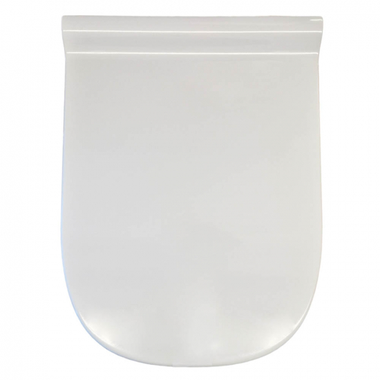 Bauhaus Wild Thin Line Soft Close Toilet Seat & Cover White WI6105W