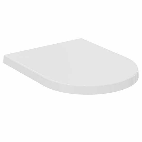Ideal Standard Blend Curve Standard Close Quick Release Toilet Seat & Cover White T376101