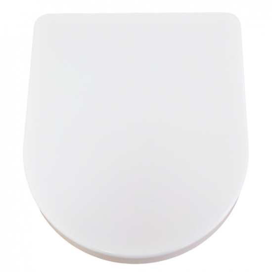 Pura Arco Compact Soft Close Toilet Seat With Cover Quick Release White SS1088SC