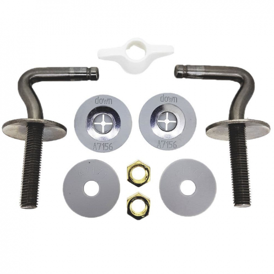 Villeroy & Boch Oblic Toilet Seat Hinge Set 92204561