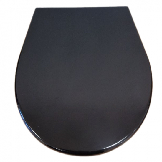 Galassia XES Standard Close Toilet Seat & Cover Black 9920NE