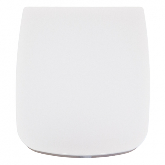 Gala Street Square Standard Close Toilet Seat & Cover White 5132201
