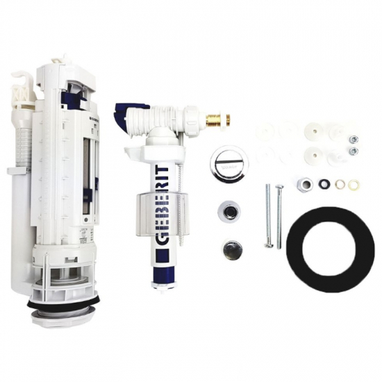Duravit Darling New Complete Cistern Internals Flush Valve and Flush Button 0074201000