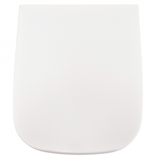 Vitra S20 Square Standard Close Toilet Seat & Cover White 177-003-001