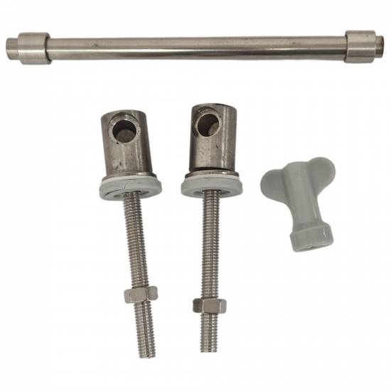 Twyford Avalon Standard Close Toilet Seat Bar Hinge Set FDS11SS