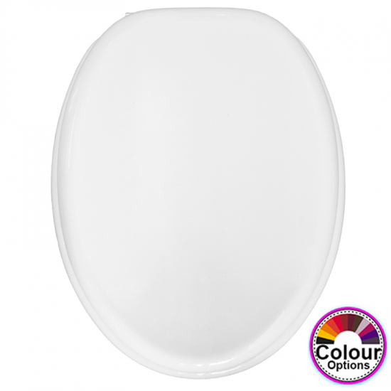 Cielo Hola Standard Close Toilet Seat & Cover Polyester Resin Colour Options S490P14/A