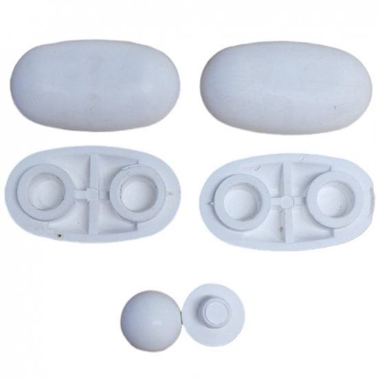Ideal Standard Alto Toilet Seat & Cover Buffer Set White EV10167