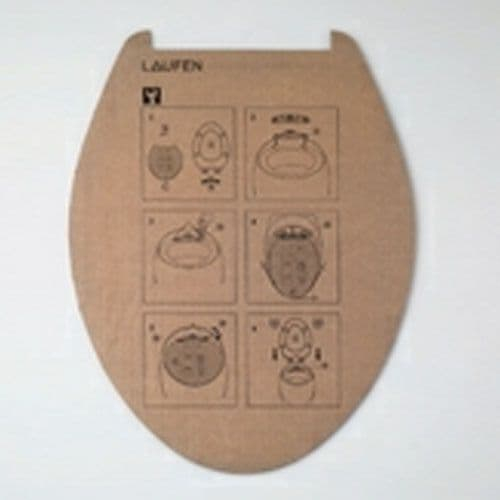 Laufen Il Bagno Alessi One Toilet Seat Mounting Template H8919780000001 - 8.9197.8