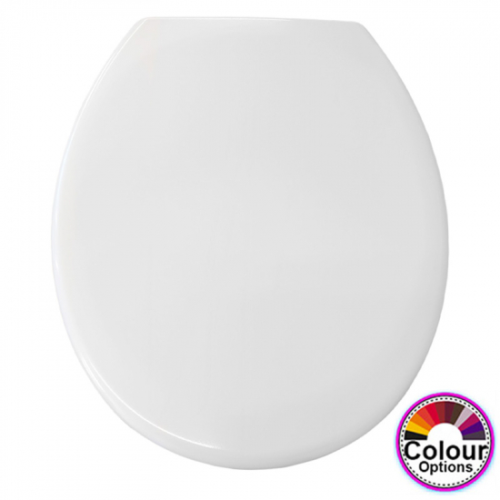 EuroShowers Rainbow Soft Close Toilet Seat & Cover White 84331