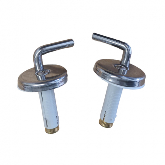 Duravit Duraplus Compact Toilet Seat Hinge Set 0061181000