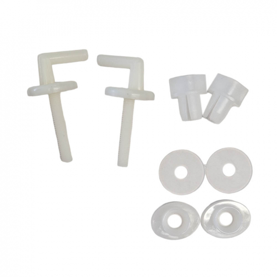 Duravit D-Code Toilet Seat Hinge Set 0063070094