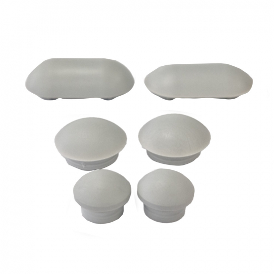 Villeroy & Boch Magnum PurAir Toilet Seat and Cover Buffer Set Grey 92208300