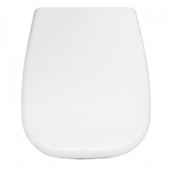 Pressalit Code Standard Close Bottom Fixing Toilet Seat & Cover White 778000-DD8999