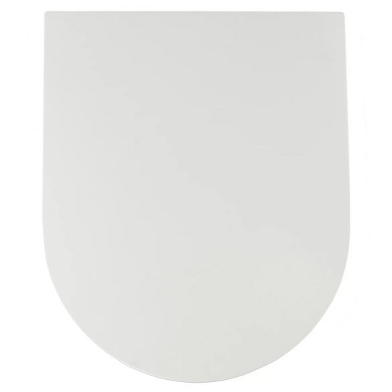 B&Q Cooke & Lewis Cavally Soft Close Toilet Seat & Cover White BQSA0064