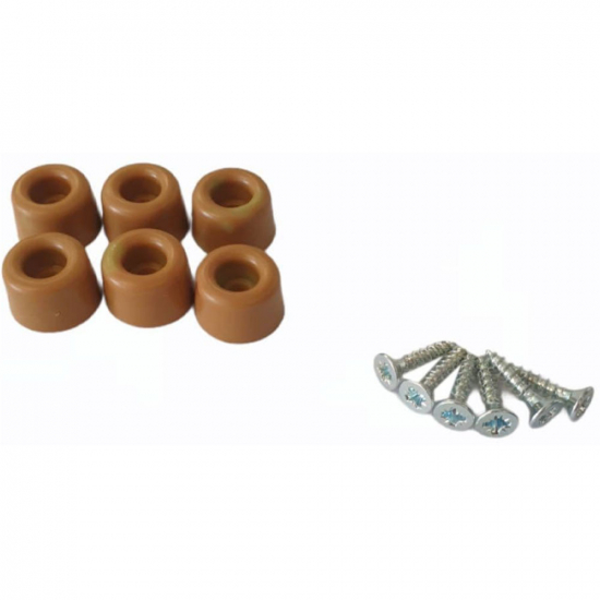 Ideal Standard Reflections/Traditional Toilet Seat & Cover Buffer Set Limed Oak E459067