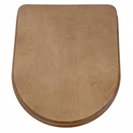 Gala Noble Standard Close Toilet Seat & Cover - Walnut 5161085
