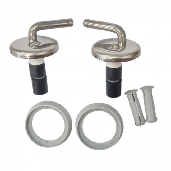 Villeroy & Boch Stratos Standard Close Toilet Seat Hinge Set 99450161