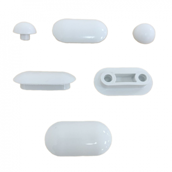 Porcelanosa Essence Toilet Seat & Cover Buffer Set White 100061941