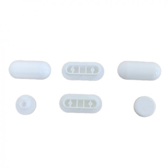 Porcelanosa Urban Toilet Seat & Cover Buffer Set White 100041269