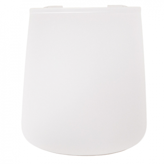Duravit D-Code Elongated Soft Close Toilet Seat & Cover White 0060390000