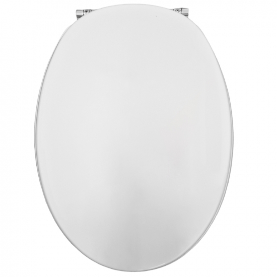 Bathstore MyTime Standard Close Toilet Seat & Cover Polyester Resin  White S365P05/A