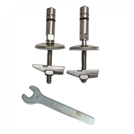 Ideal Standard Jasper Morrison Soft Close Toilet Seat Hinge Set Chrome EV220AA