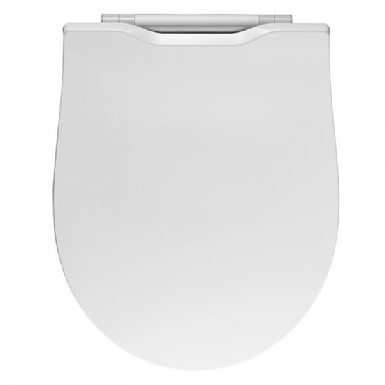 Pressalit Projecta Solid Pro Polygiene Standard Close Toilet Seat & Cover White 1002011-DG4925