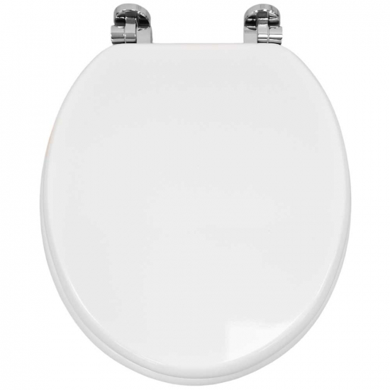 Burlington Carbamide Soft Close Toilet Seat and Cover White S18
