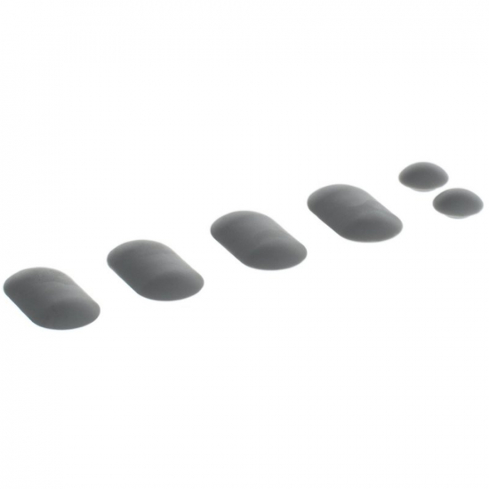 Villeroy & Boch Venticello Slim Toilet Seat and Cover Buffer Set Grey 92198600