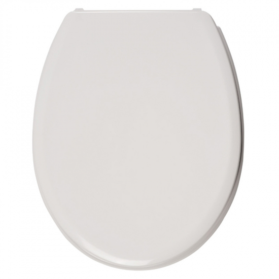 Celmac Melody Standard Close Toilet Seat & Cover With Plastic Hinge White 20120349