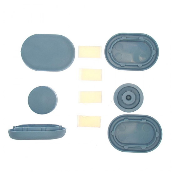 Armitage Shanks Astra Toilet Seat & Cover Buffer Set Pacific Blue SV232PB
