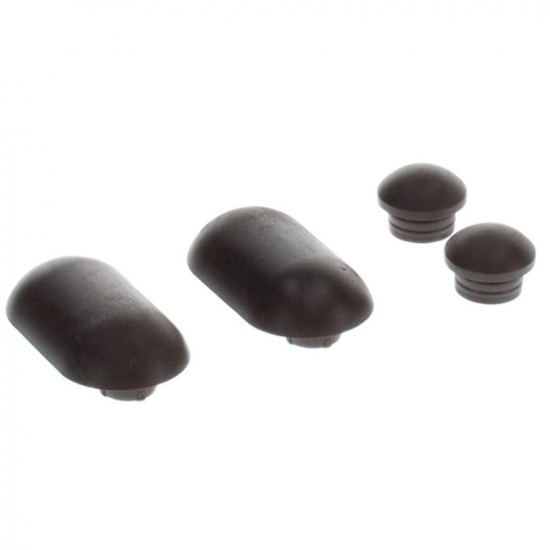 Villeroy & Boch Hommage Toilet Seat and Cover Buffer Set Brown 92208800