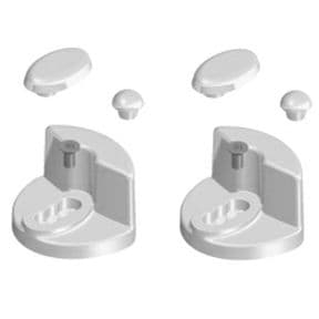 Laufen Pro Moderna R Toilet Seat and Cover Buffer Set White H8989540000001 - 8.9895.4