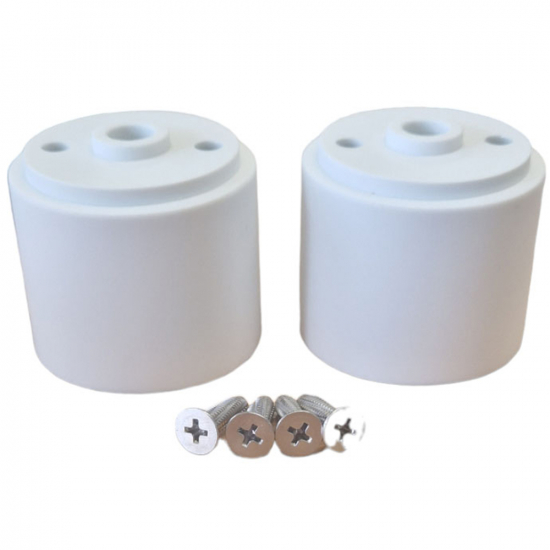Armitage Shanks Dania Raised Toilet Seat Buffer Set White SV57601