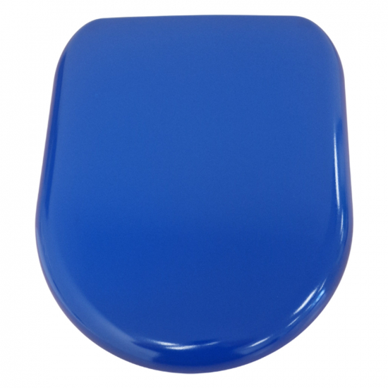 Euroshowers Rainbow D One Soft Close Quick Release Toilet Set & Cover Blue 86514