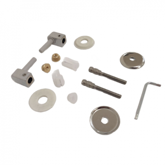 Gala Jazz Standard Close Fixed Toilet Seat Hinge Set 5420500