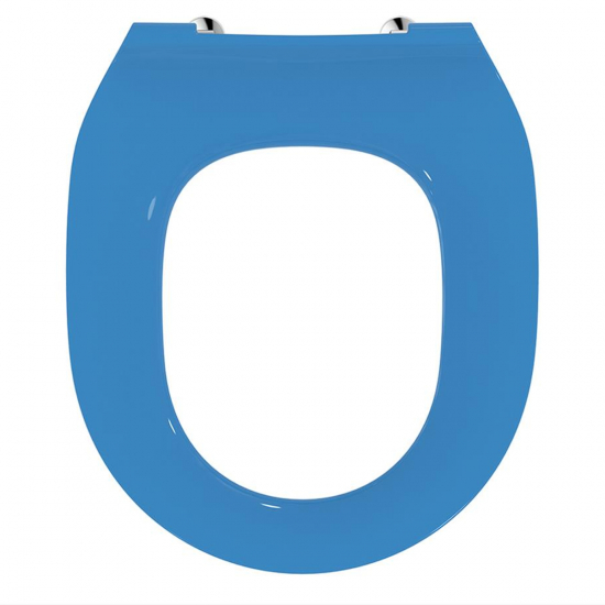 Armitage Shanks Contour 21 Splash 355mm Standard Close Toilet Seat Only Blue S454536
