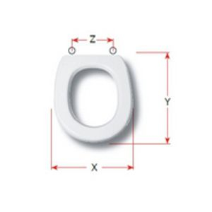 Gravena Croma Replacement Toilet Seat Polyester Resin S485P03