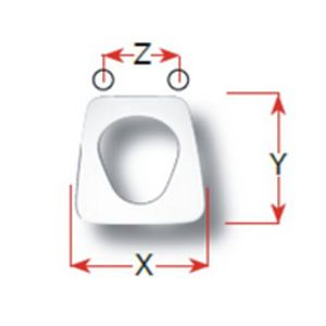 Gravena Gaya Replacement Toilet Seat Polyester Resin S494P01