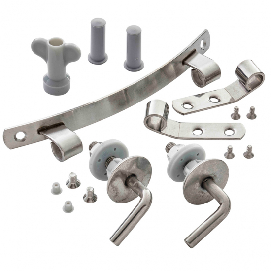 Ideal Standard Space Toilet Seat Hinge Set From Sept 2003 Chrome EV154AA