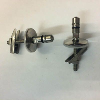 Jacuzzi Damea DSSEASCHWHICH Soft-Close Toilet Seat Hinge Set CHH1