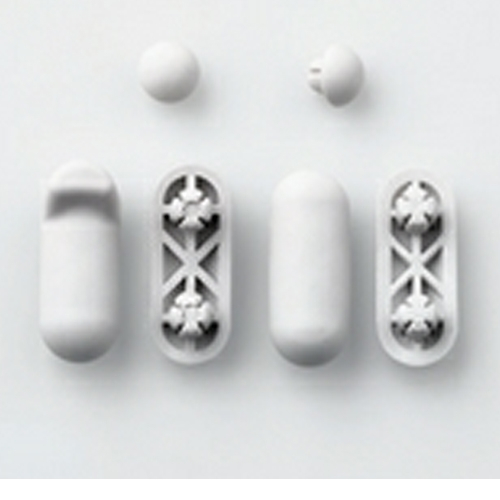 Laufen Il Bagno Alessi DOT Toilet Seat And Cover Buffer Set White H8929130000001 - 8.9291.3