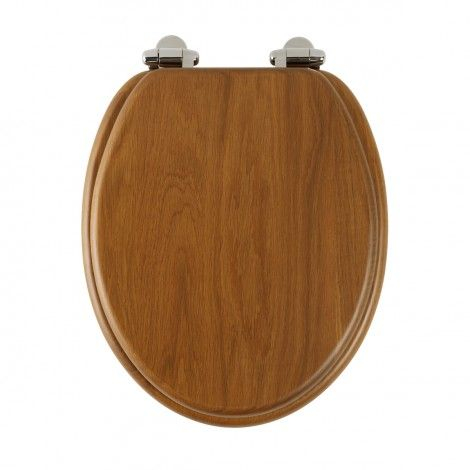 Roper Rhodes Traditional Soft Closing Honey Oak Toilet Seat and Cover Top Fixing 8081HOSC-SF