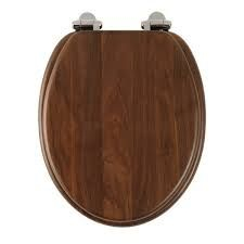 Roper Rhodes Traditional Soft Closing Walnut Toilet Seat and Cover Top Fixing 8081AWSC-SF
