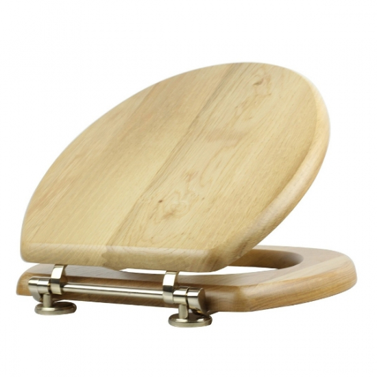 Silverdale Balasani Toilet Seat Standard Hinge - Light Oak VCSEACHHLOK