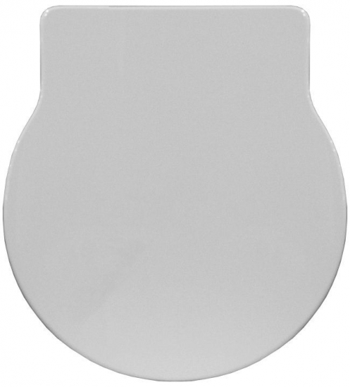 Simas Flow Round/Acqua Standard Close Toilet Seat & Cover Polyester Resin White SIN-MAM23225BI