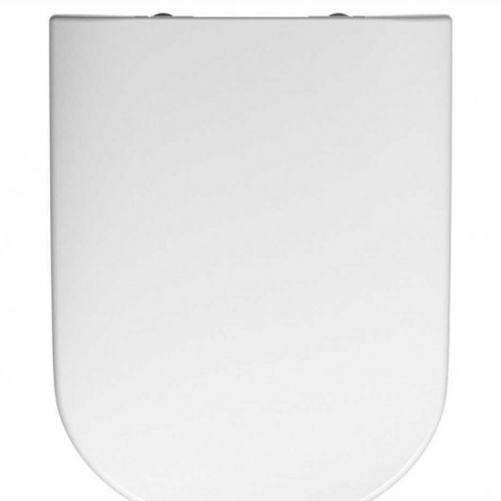 Twyford E500 Square Soft Closing Toilet Seat & Cover E57951WH