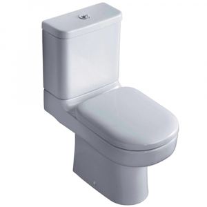 TOTO TC290#SC1 Standard Round Toilet Seat With Lid – 14.5" X 19.5" X 2.9", Bottom-Mount Installation