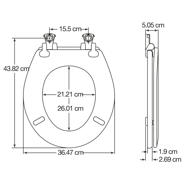 15.5 toilet seat 2025